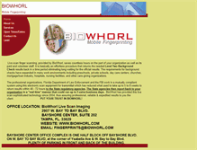Tablet Screenshot of biowhorl.com